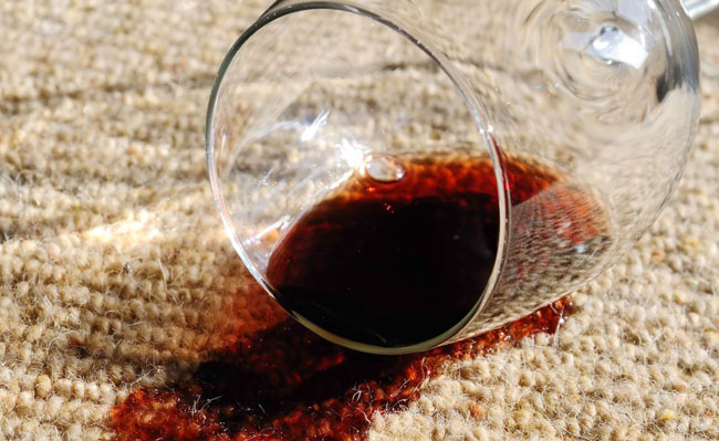 Accidental Damage, for example a wine carpet stain